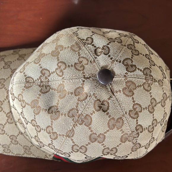 Authentic Gucci original GG canvas baseball hat with web - Picture 8 of 8